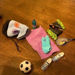 American Girl AG Mini Gym Accesories